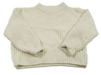 Smetanový svetr Zara 