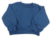 Tmavomodrá oversize mikina s motorkou Matalan