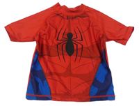 Červeno-modré UV tričko s pavoukem - Spider-man zn. PRIMARK