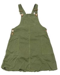 Khaki riflové šaty F&F