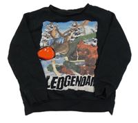 Černá mikina se sobem George