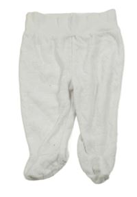 Smetanové sametové polodupky s obláčky C&A