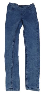 Modré šisované riflové džegíny Y.F.K.