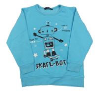 Azurová mikina s robotem George