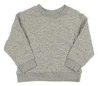 Šedá melírovaná mikina H&M