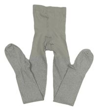 Šedo-stříbrné punčocháče H&M