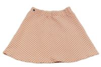 Světlerůžovo-křiklavě oranžová vzorovaná teplá sukně GARCIA JEANS