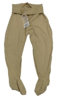 Nové - béžové polodupky s medvídkem lupilu