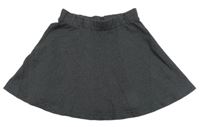 Tmavošedá melírovaná kolová sukně little kids