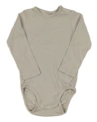 Světlešedé žebrované body H&M