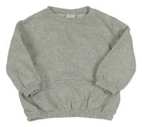 Šedá melírovaná mikina zn. Next