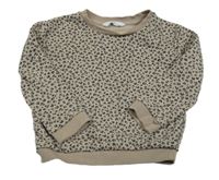 Světlehnědá vzorovaná mikina M&S