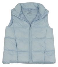 Světlemodrá šusťáková zateplená vesta Primark