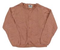 Starorůžový třpytivý propínací svetr Tape A L'Oeil