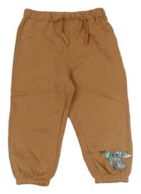 Hnědé tepláky se Stitchem