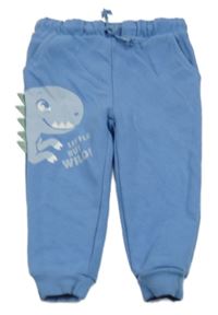 Modré tepláky s dinosaurem a ostny Orsolino