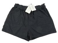 Nové - Černé riflové paper bag kraťasy V by Very