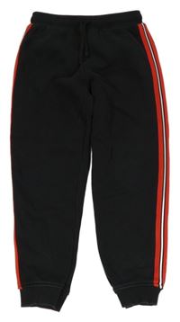 Černé tepláky s pruhy River Island