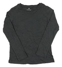 Tmavošedé triko H&M