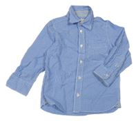 Modro-bílá kostkovaná košile H&M