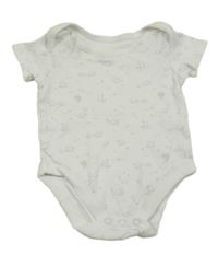 Bílo-šedé body se slony Nutmeg