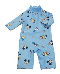 Modrý UV overal s Mickeym a kamarády Primark