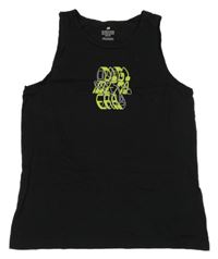 Černé tílko s potiskem H&M