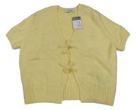 Nové - Žluté svetrové bolerko Primark