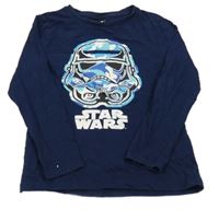 Tmavomodré triko s potiskem - StarWars Pep&Co