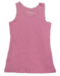 Růžová košilka s krajkou Impidimpi