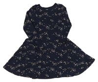 Tmavomodré šaty s hvězdami H&M