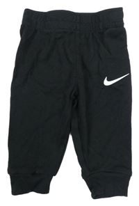 Černé lehké tepláky s logem Nike 