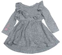 Světlešedé úpletové šaty River Island