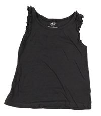 Šedý top s kanýrem H&M