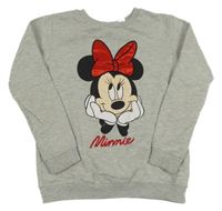 Světlešedá mikina s Minnie H&M
