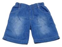 Tmavomodré riflové kraťasy