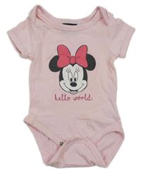 Růžové body s Minnie 