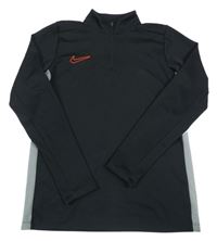 Černé sportovní triko s logem Nike