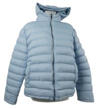 Dámská světlemodrá šusťáková prošívaná zimní bunda s kapucí Ridge&Co.