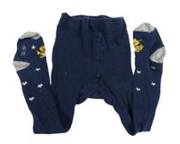 Tmavomodré s hvězdami a kuřetem 