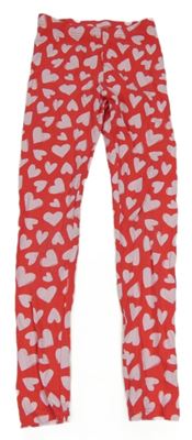 Růžové legíny se srdíčky Old Navy
