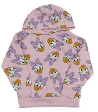 Světlerůžová mikina s Daisy a kapucí Disney