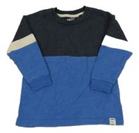 Tmavomodro-modré triko Next