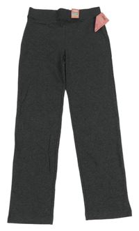 Nové - Tmavošedé melírované teplákové kalhoty Dunnes