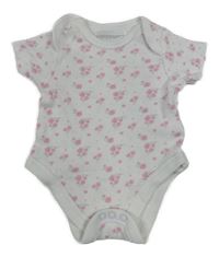 Bílo-růžové květované body Early Days