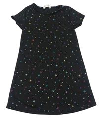 Černé šaty s hvězdičkami M&Co.