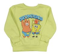 Citronová  mikina se Spongebobem Primark