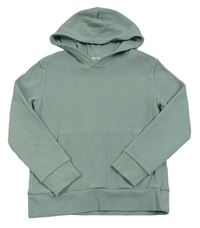 Světlezelená vzorovaná mikina s kapucí H&M