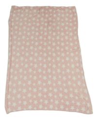 Světlereůžová chlupatá deka se srdíčky 