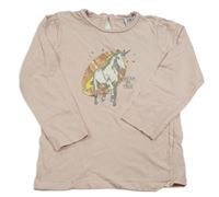 Světlerůžové triko s koníkem Kiki&Koko 